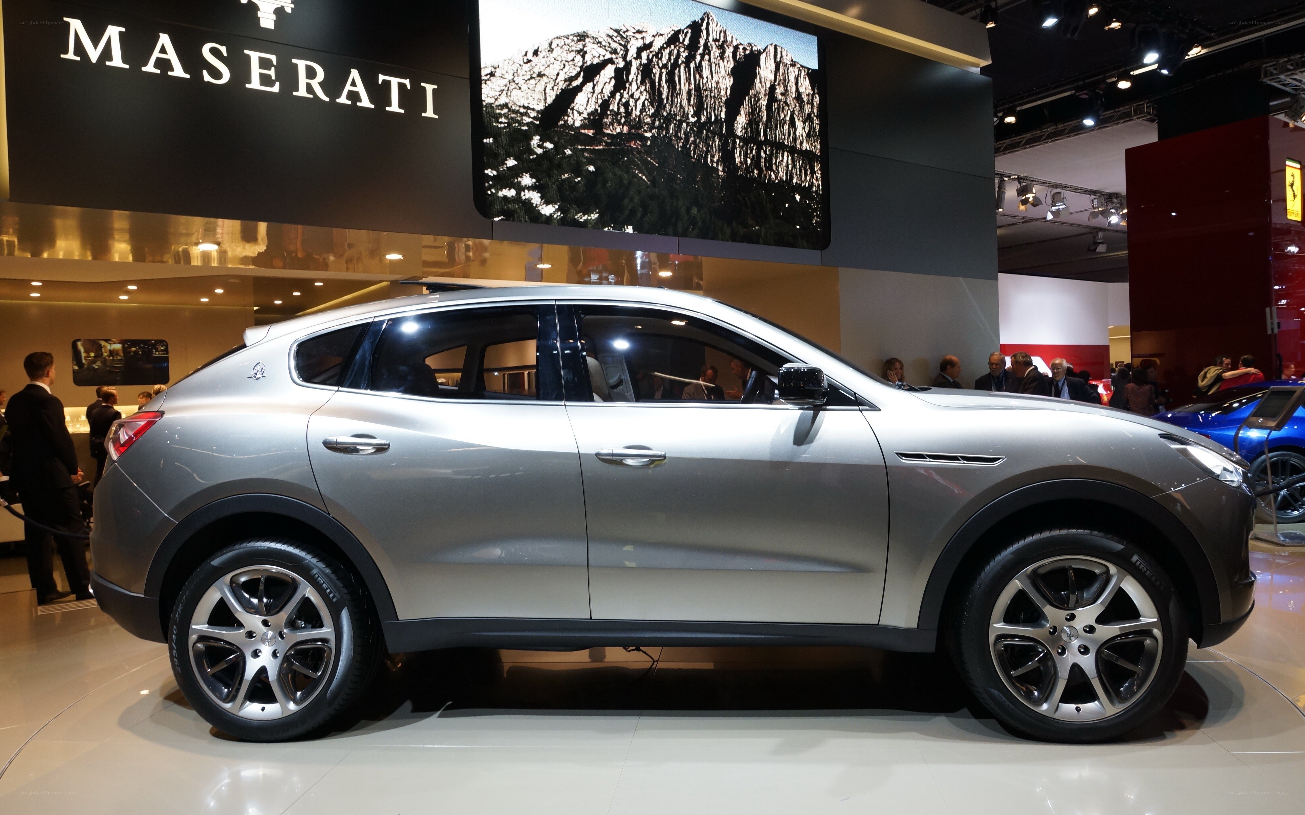Maserati Levante on display