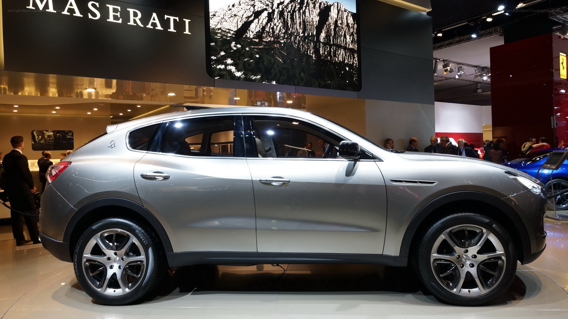 Maserati Levante on display