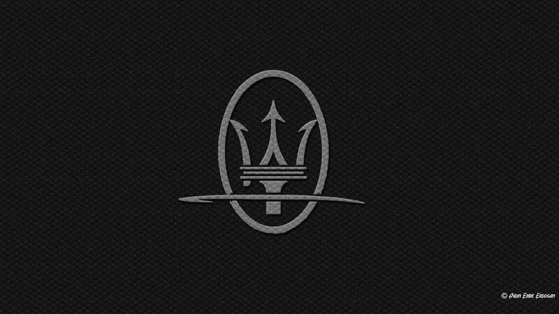 Maserati Logo — Black