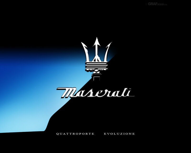 Maserati logo with trident