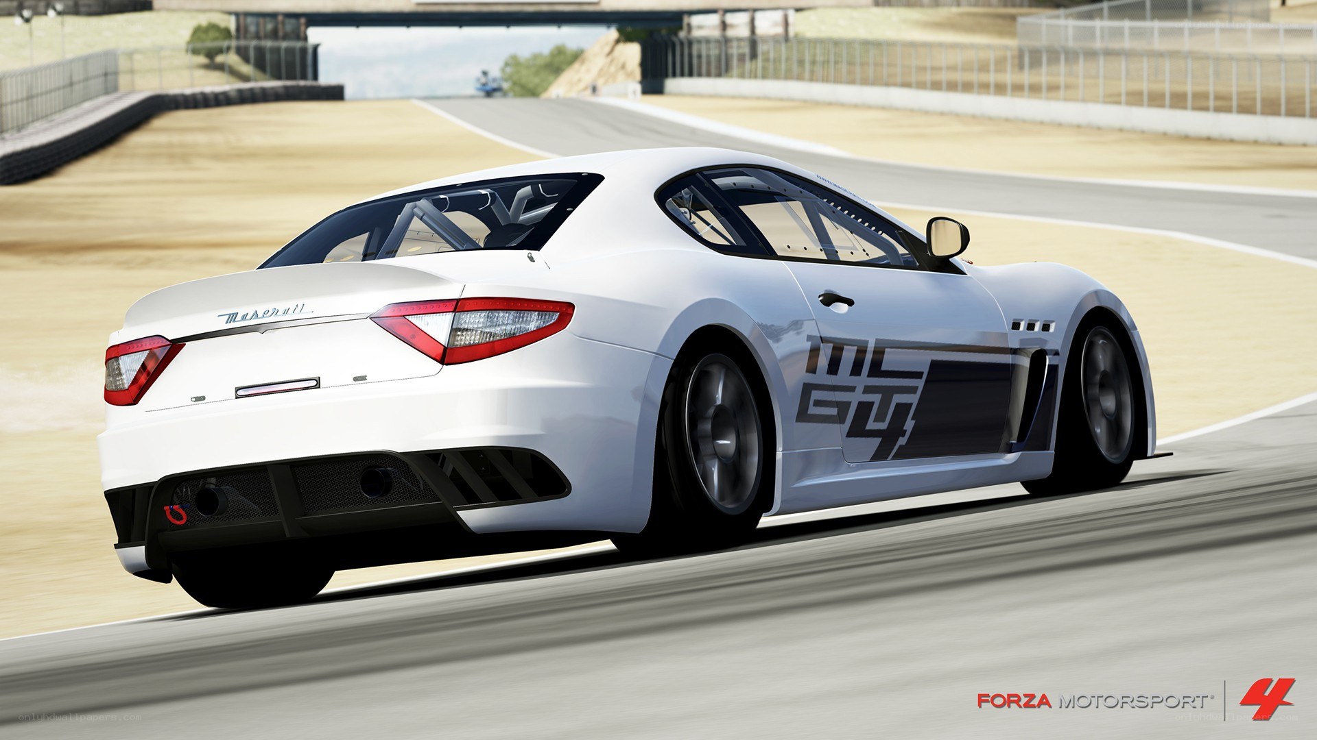 Maserati MC GT4 on track