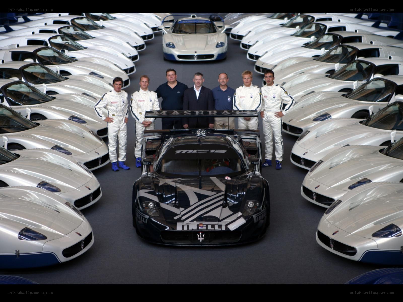 Maserati MC12 and team