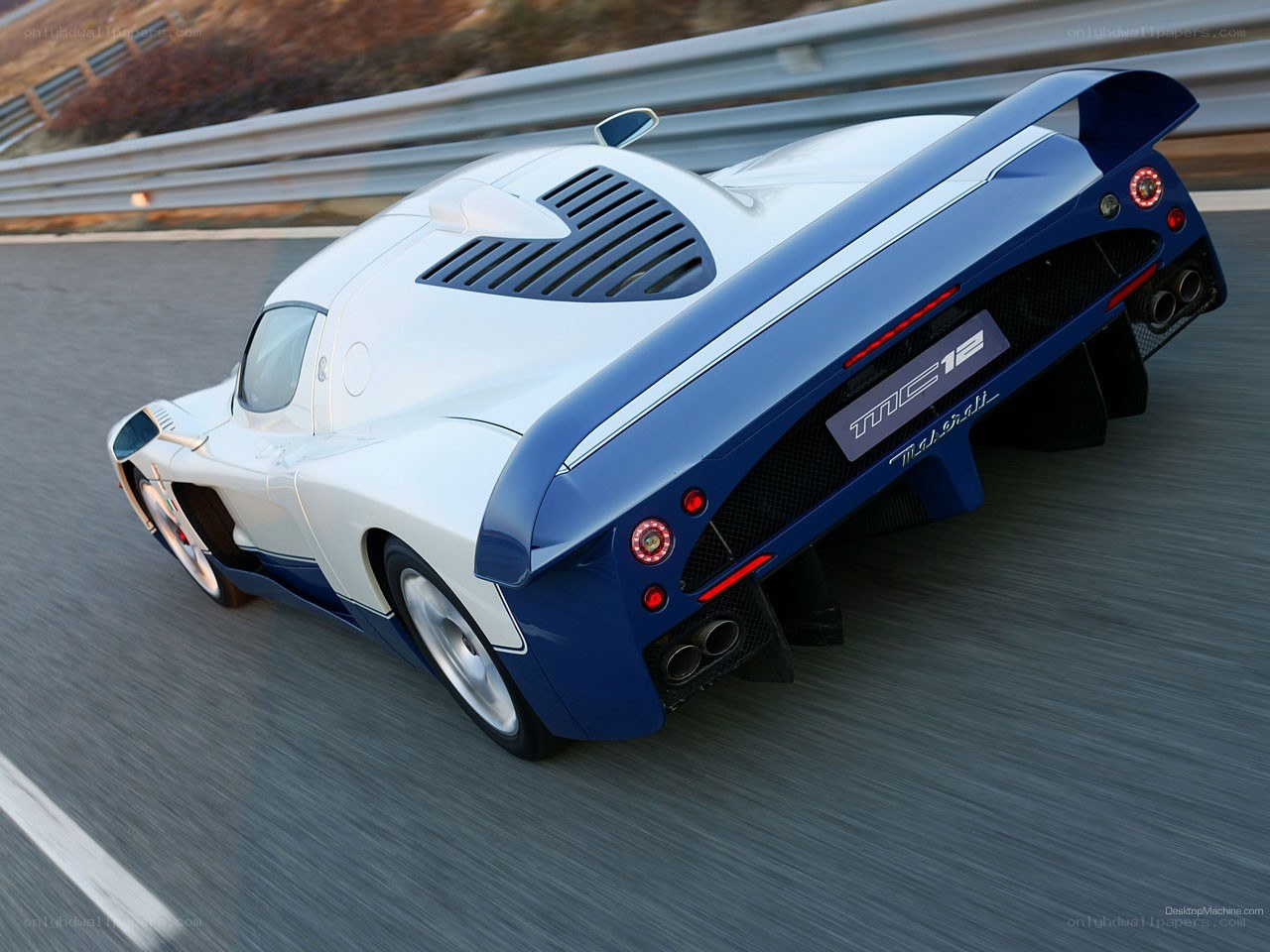 Maserati MC12 on a racetrack