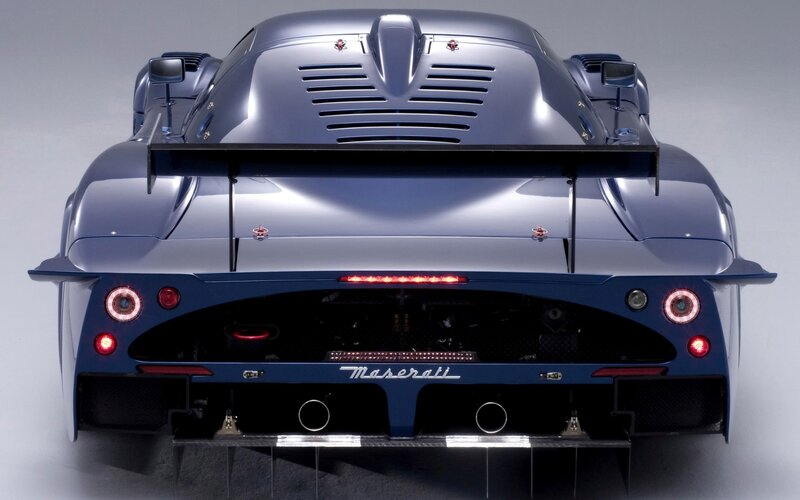 Maserati MC12 Rear View — Blue