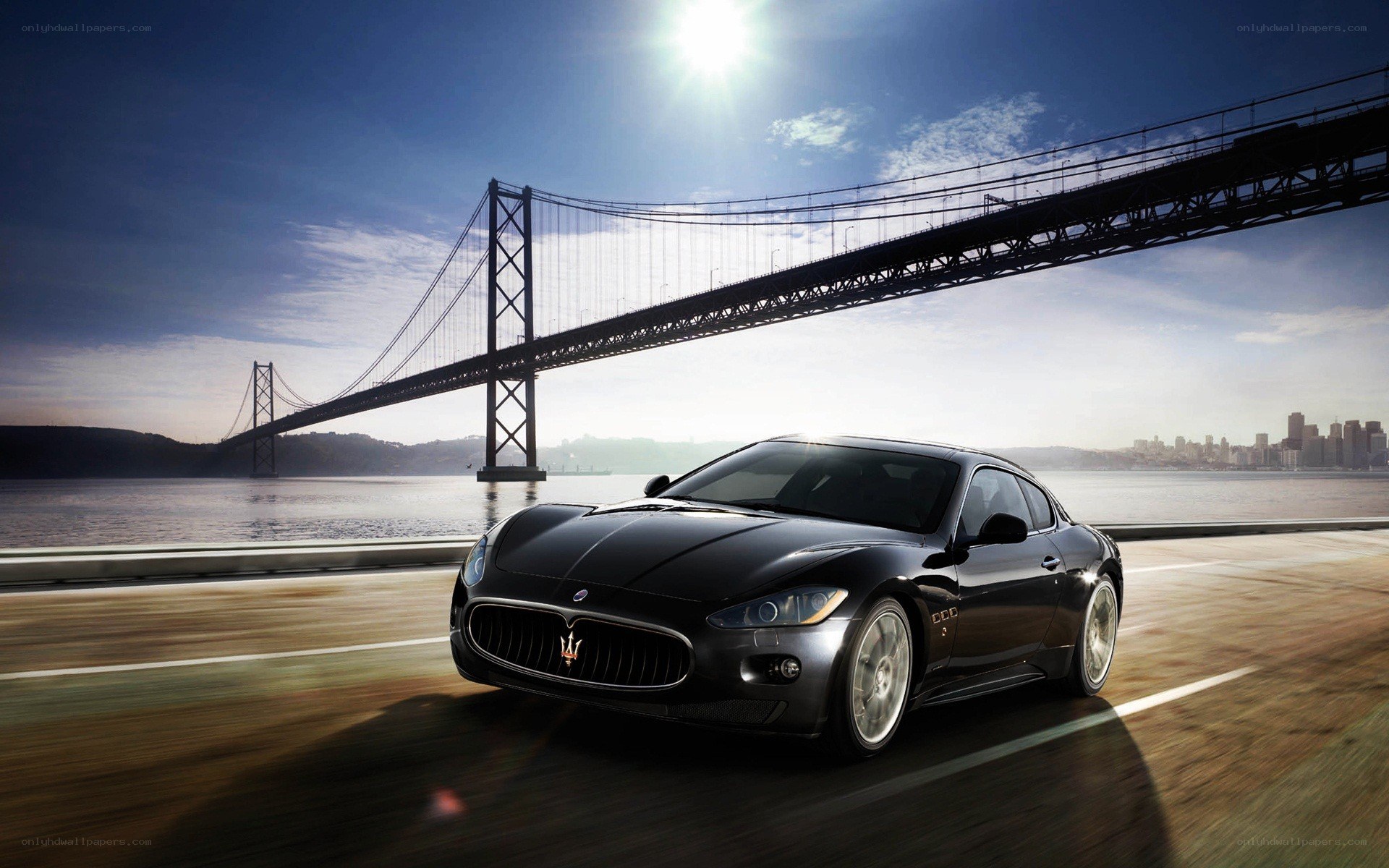 Maserati on bridge road