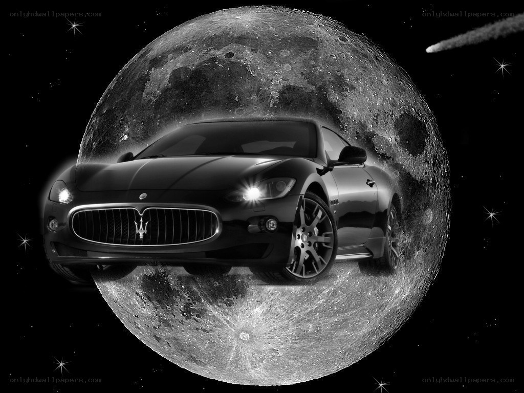 Maserati on the Moon