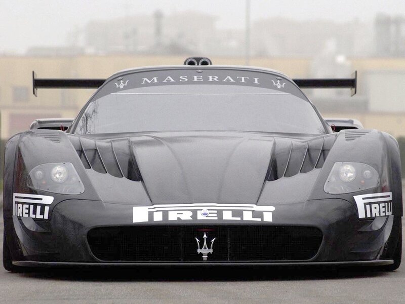 Maserati race car front view