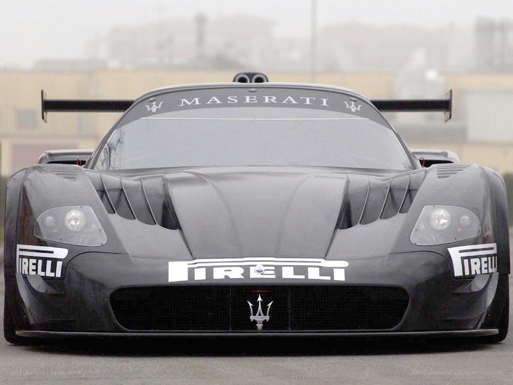 Maserati race car front view