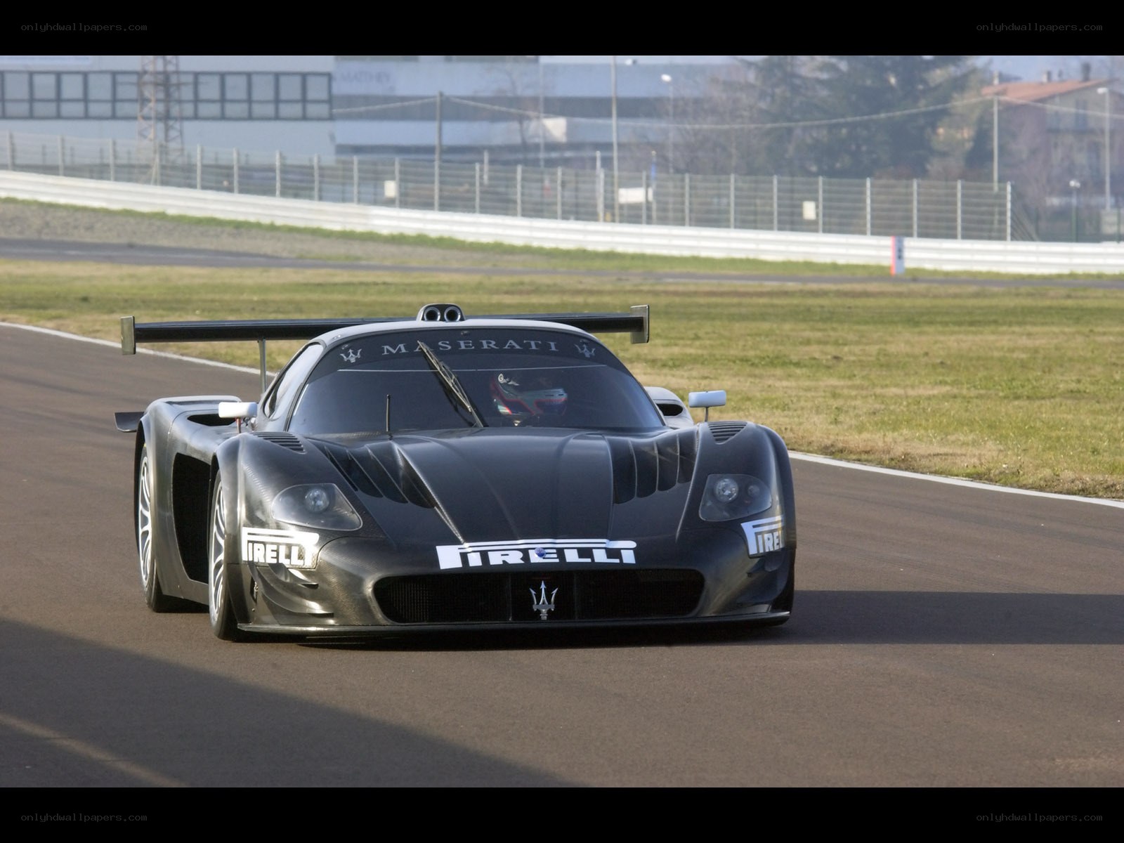 Maserati race car on track