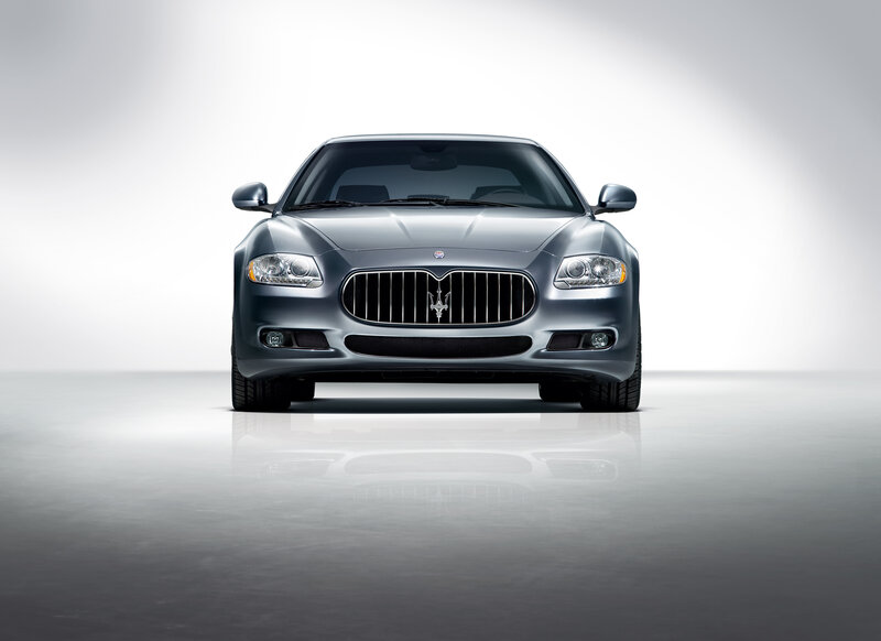 Maserati sedan front view