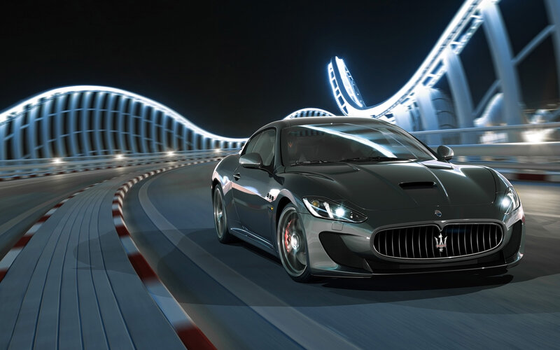 Maserati Sports Car — Black