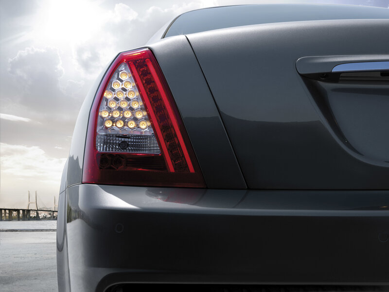 Maserati tail light close-up