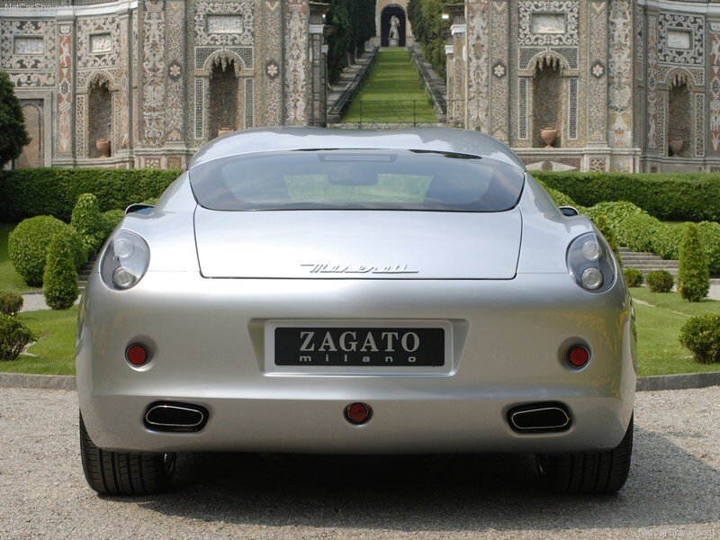 Maserati Zagato car rear view