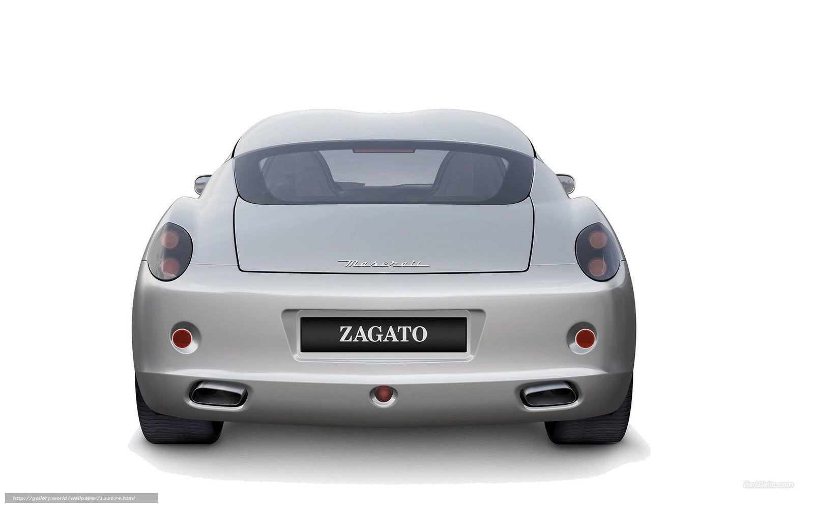 Maserati Zagato rear view
