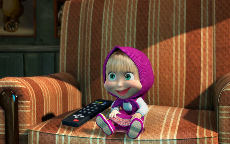 Masha in Purple Hood