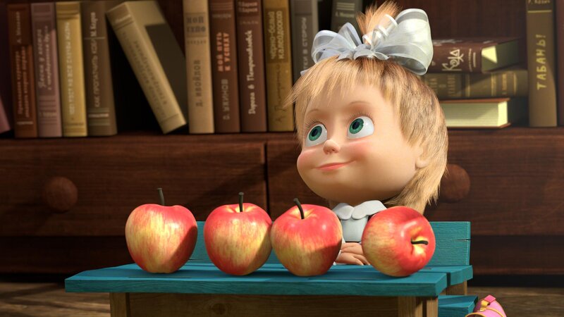 Masha with Apples