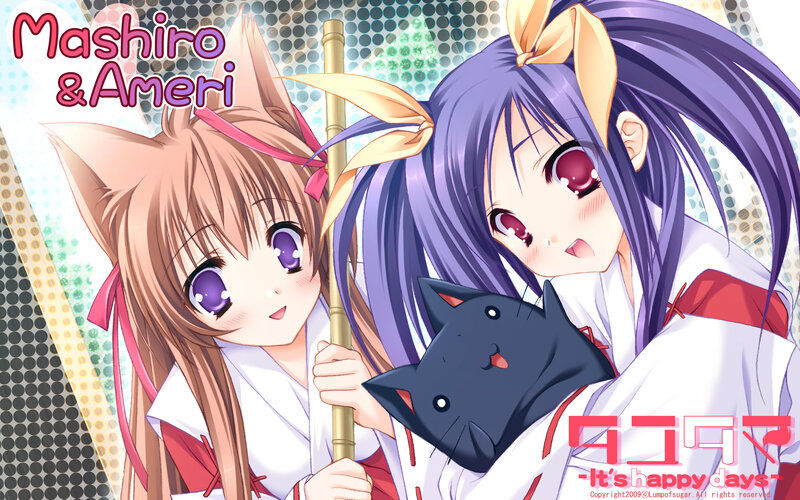 Mashiro and Ameri artwork