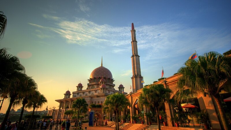 Masjid Putra at sunset