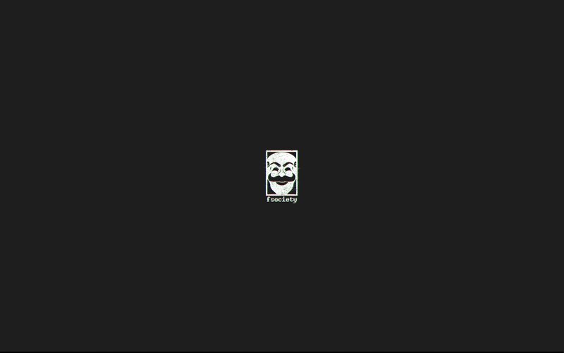 Mask Logo on Black Background