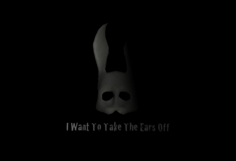 mask with text overlay