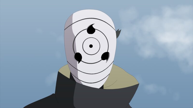 Masked Anime Character — Blue, Neutral