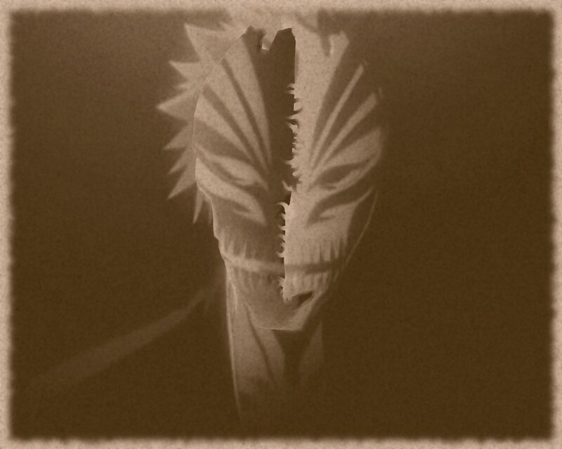 Masked Anime Character — Brown, Dramatic