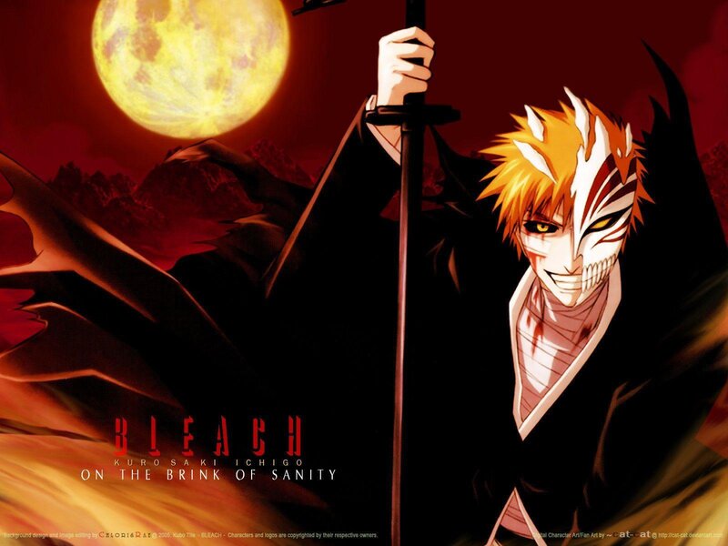 Masked Anime Character — Red, Dramatic, Night