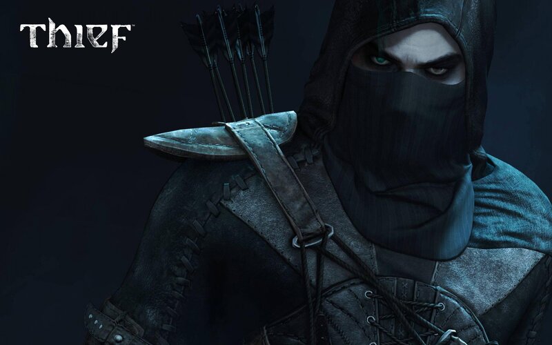 Masked Archer Character — Black