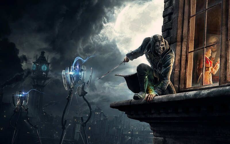 Masked Assassin on Rooftop