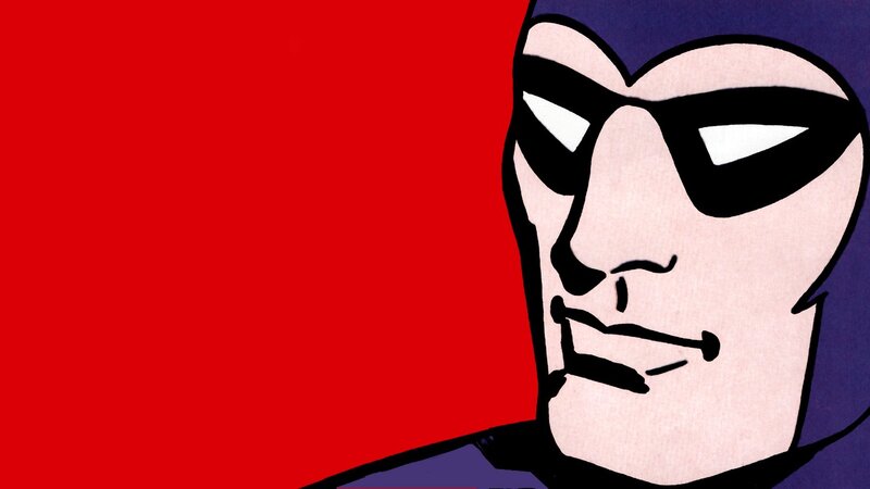 Masked Character Face — Red