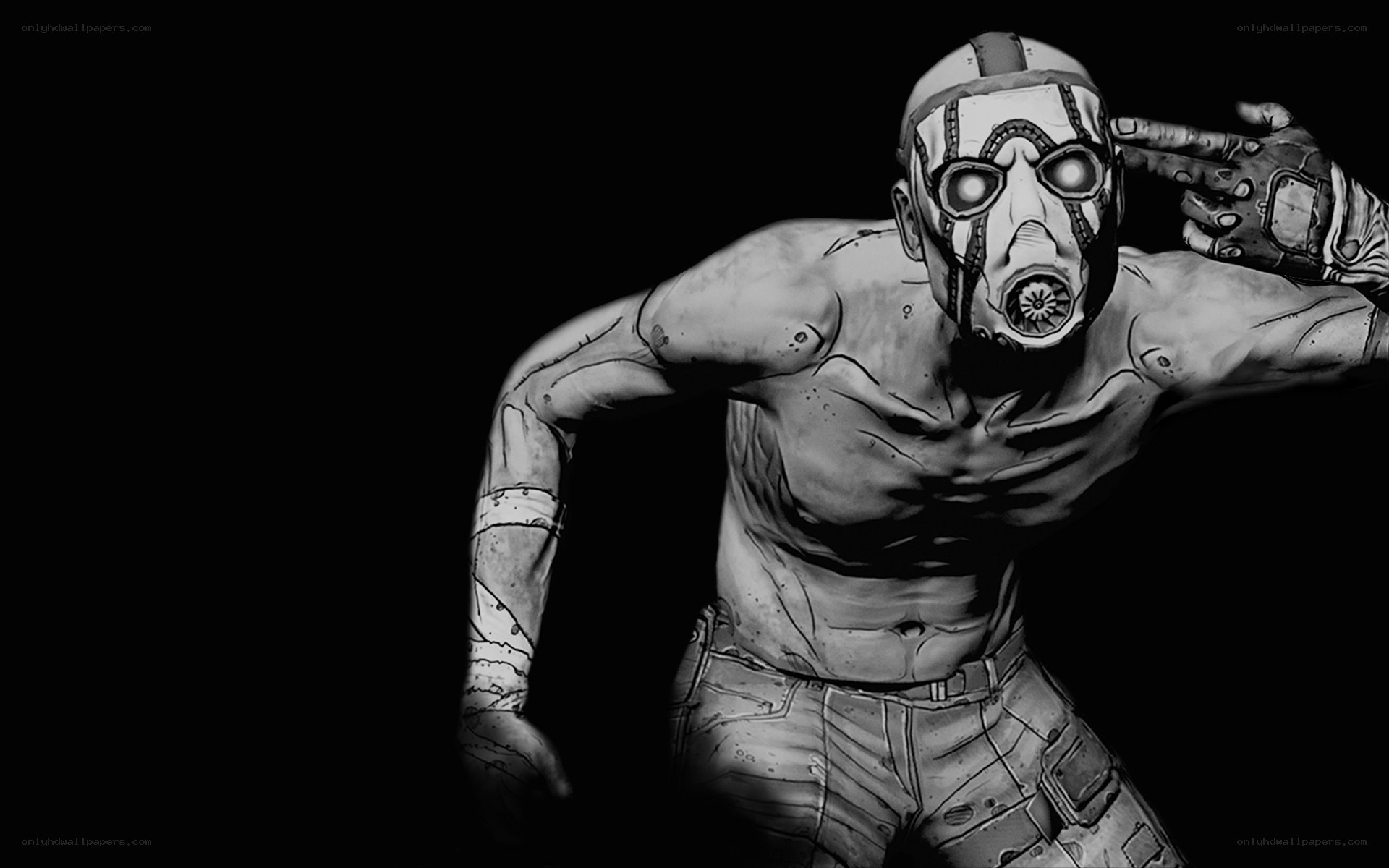 masked character in combat pose
