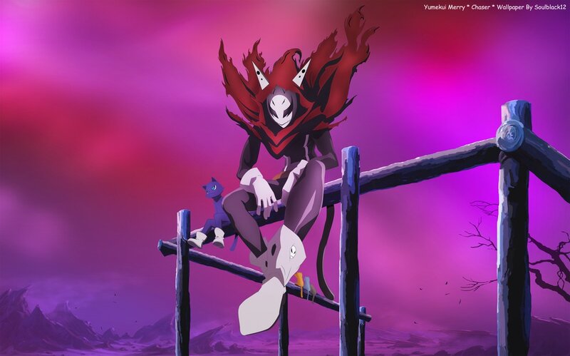 Masked Character on Fence