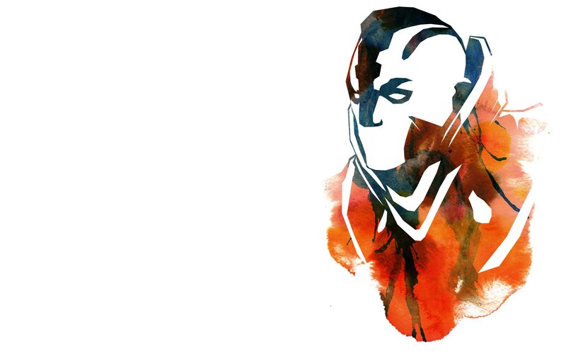 Masked Character Portrait