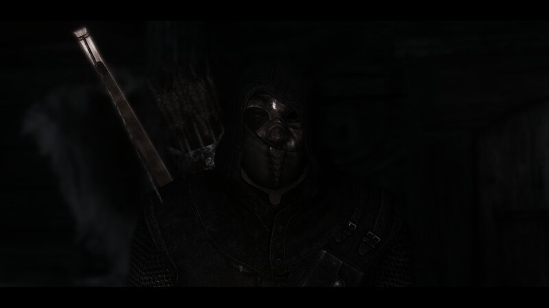 Masked Character with Bow