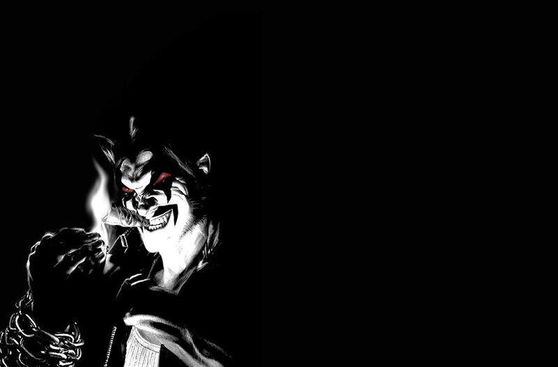 Masked Character with Cigar