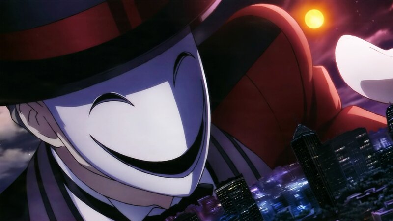 Masked Character with City