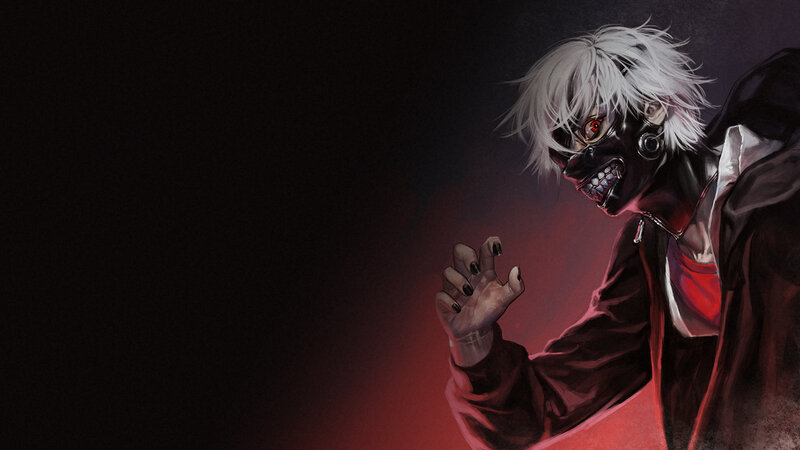 Masked Character with White Hair
