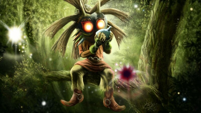Masked Creature in Forest