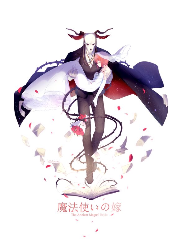 Masked Figure Holding Bride
