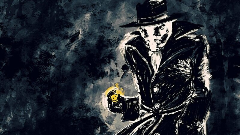 Masked Figure Holding Light
