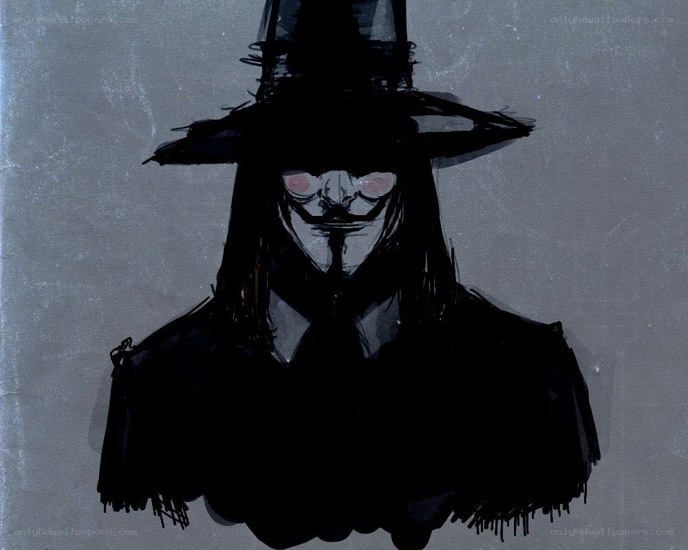 masked figure in black cloak