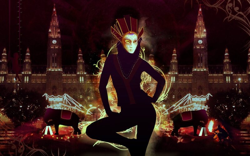 Masked Figure in Costume