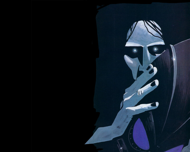 Masked Figure in Dark