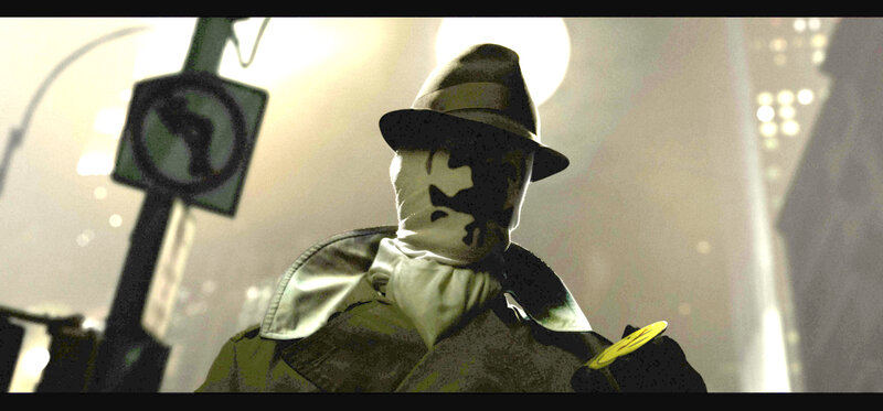 masked figure in trench coat