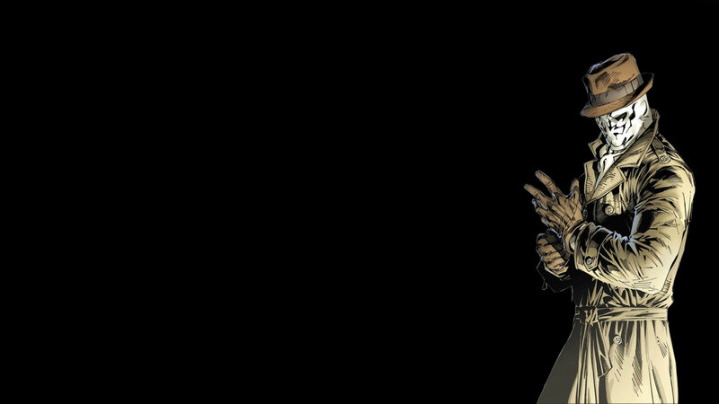Masked Figure in Trench Coat — Black, Dramatic, Comic