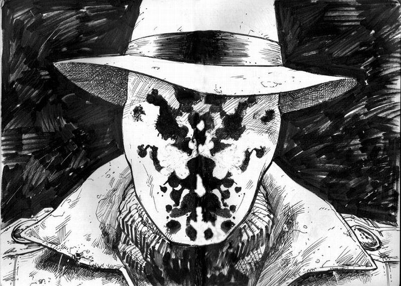 Masked Figure in Trench Coat — Black, Dramatic, Manga