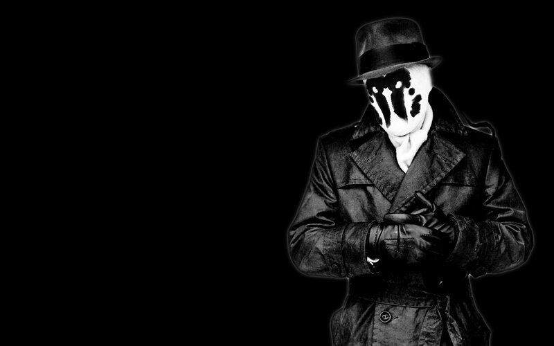 Masked Figure in Trench Coat — Black, Dramatic, Photograph, Hat