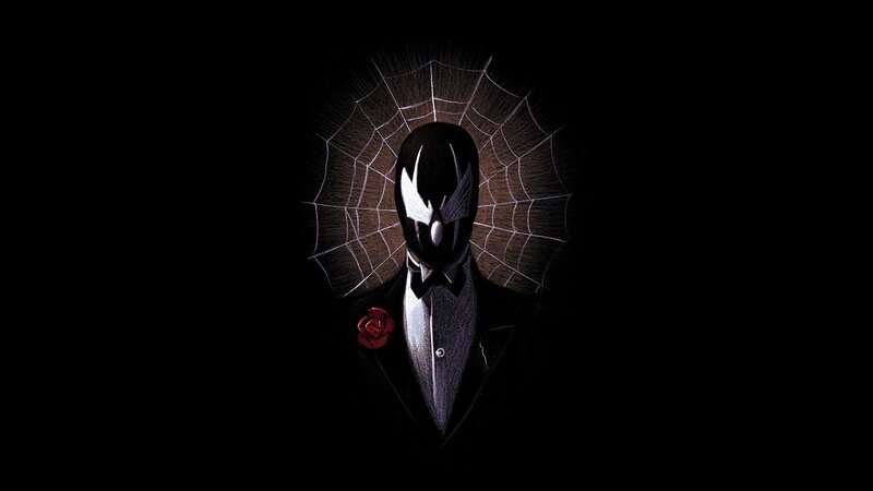 Masked Figure in Tuxedo