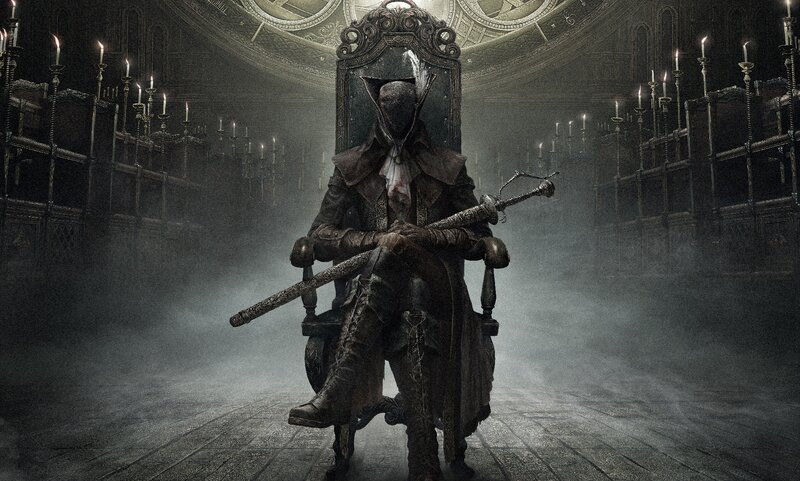 Masked Figure on Throne