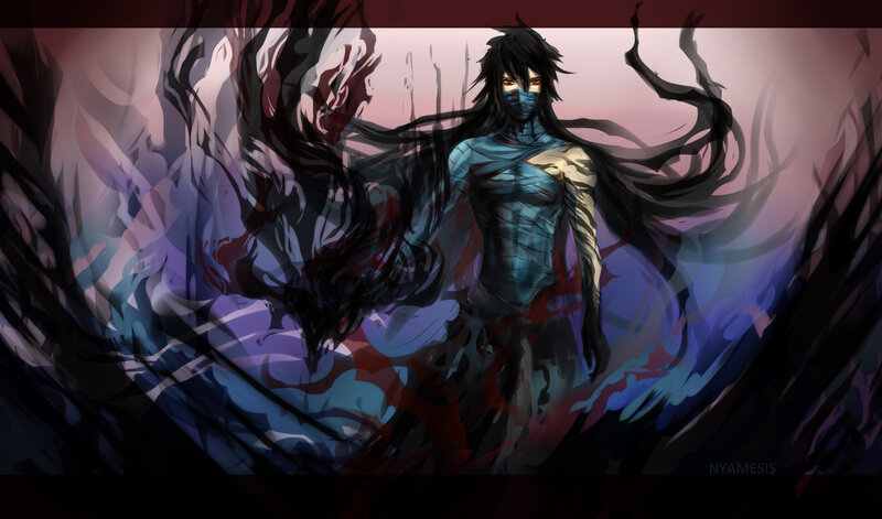 Masked Figure with Dark Hair
